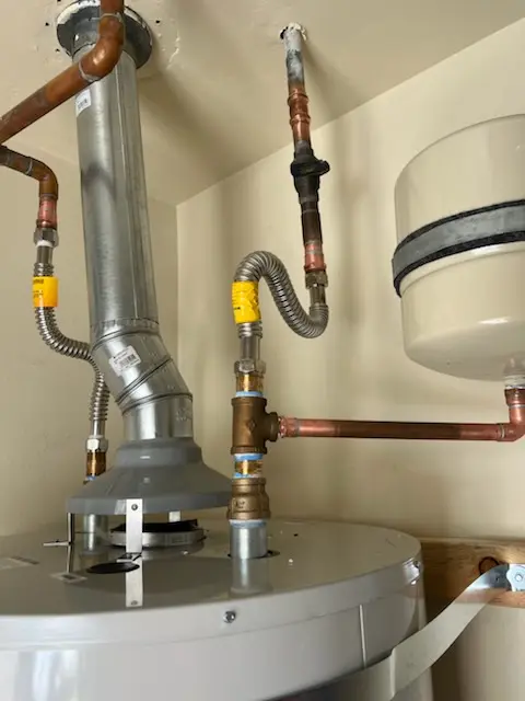 Water heater installation and plumbing repair in Goodluck
